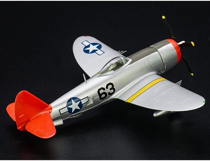 1/72 scale prebuilt P-47 US WWII fighter model