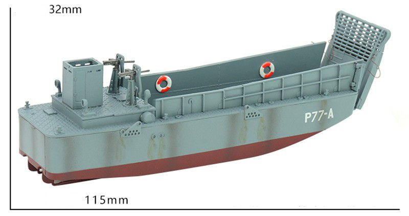 landing craft mechanized (LCM) pre-built 1/144 scale collectible plastic  watercraft model