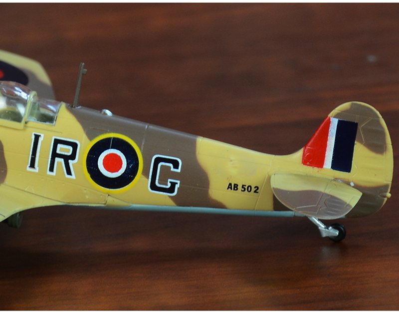 collectible assembled model WWII airplane Spitfire