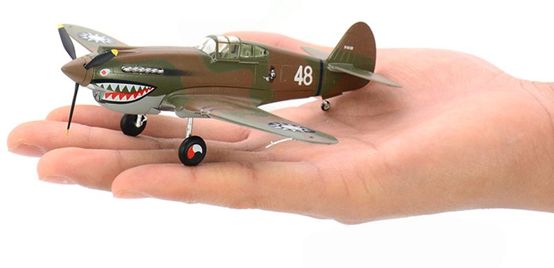 1/72 scale P-40 flying tiger plastic model aircraft