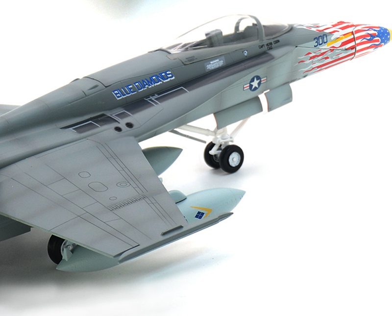 prepainted F/A-18 Hornet US navy airplane model