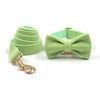forest lime green dog collar by SpoiledBella