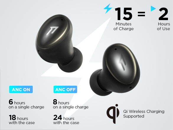 ColorBuds 2 True Wireless Headphones can keep you entertained for up to 8 hours