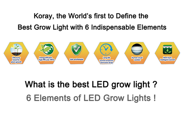 What is the best LED grow light  6 elements of LED grow lights