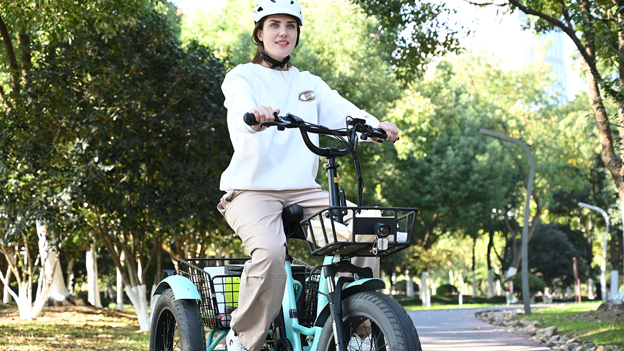 Pedal Assist vs. Throttle Control TK1 Folding Electric Trike