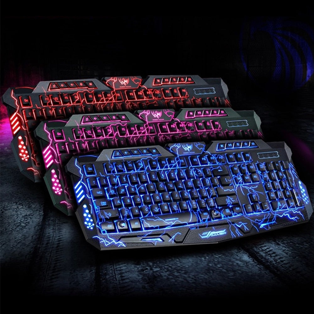 Wired Full Key Gaming Keyboard and Mouse Set