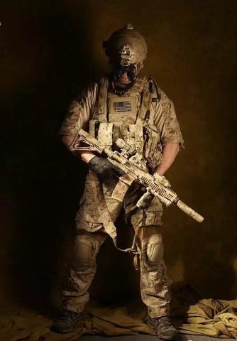 Navy seal Gears display from Devgru mission related book 