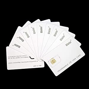 Gialer 4 en 1 adaptador de tarjeta SIM de tarjeta inteligente para tarjeta  IC, tarjeta SIM con 2FF 3FF 4FF Mini Micro Nano tamaño