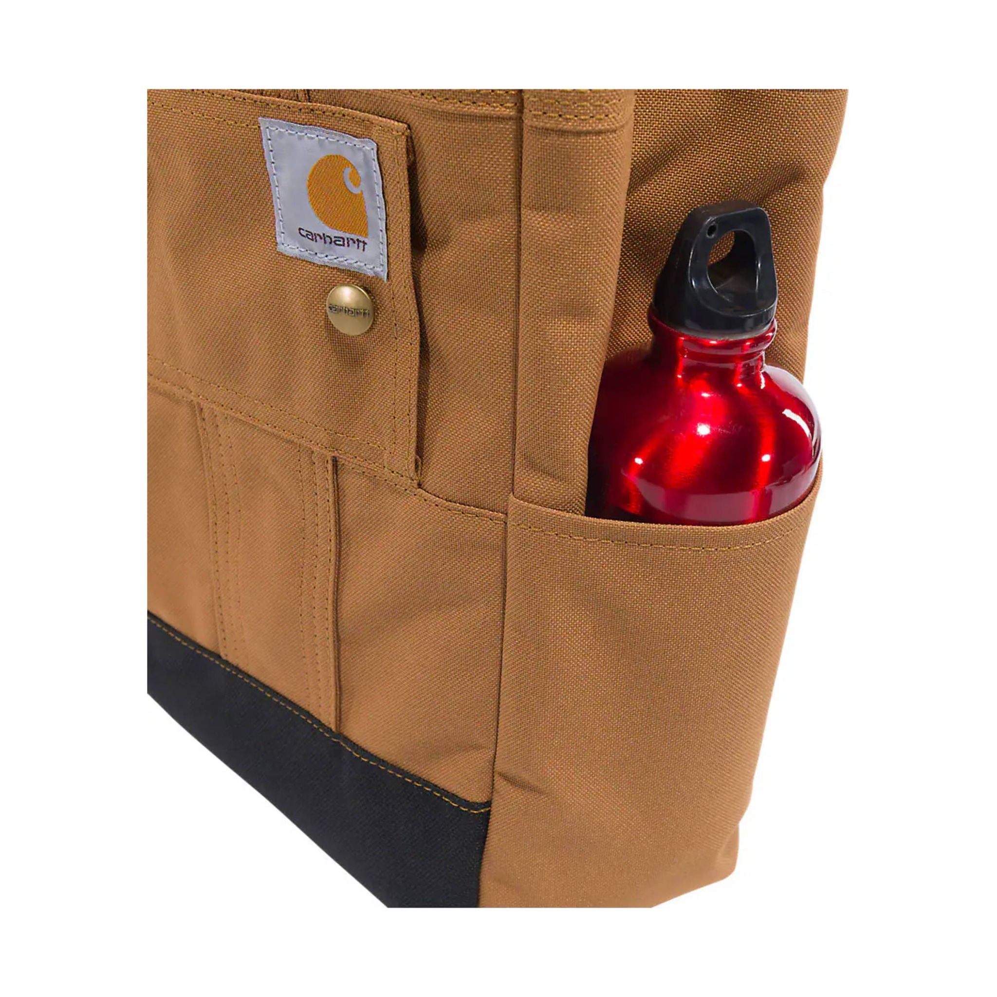 Carhartt Vertical Snap Tote - Carhartt Brown