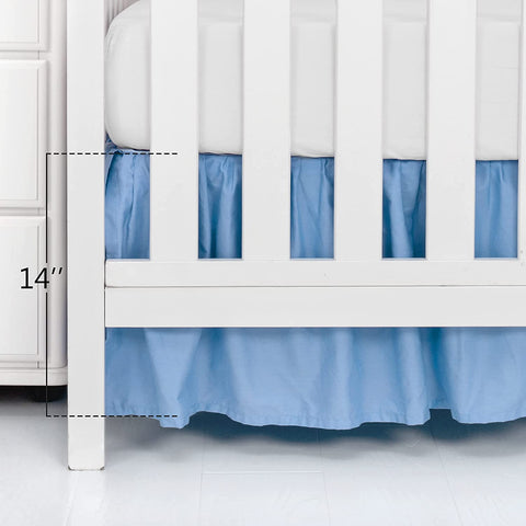 Crib Bedding Skirt - Dust Ruffle - TILLYOU