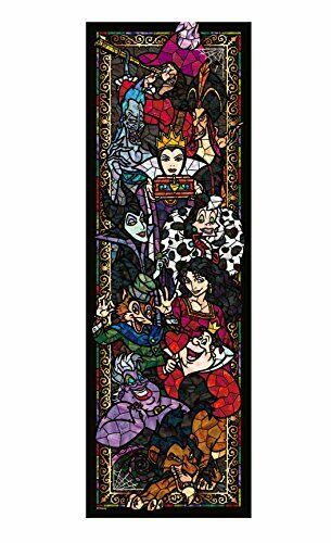 456 Pieces Jigsaw Puzzle Stained Art Disney Villains Stained Tight Series