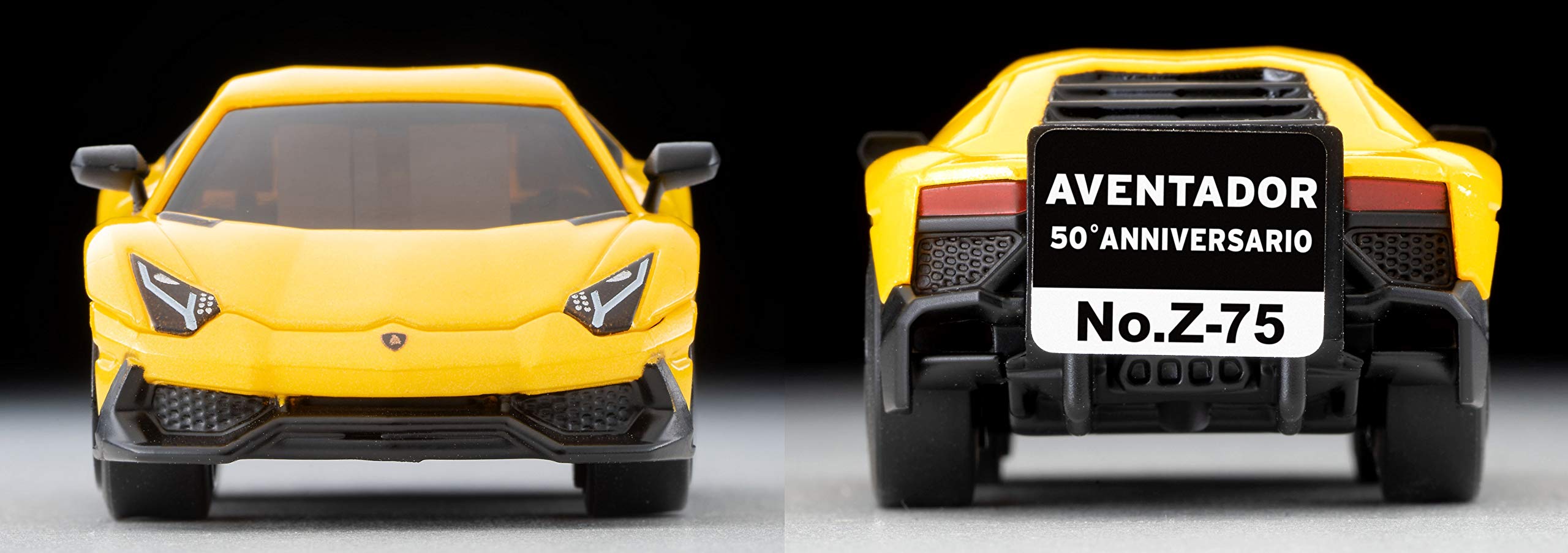 Tomytec Lamborghini Aventador 50th Anniversary Choro Qzero Z-75A Finished Yellow Model