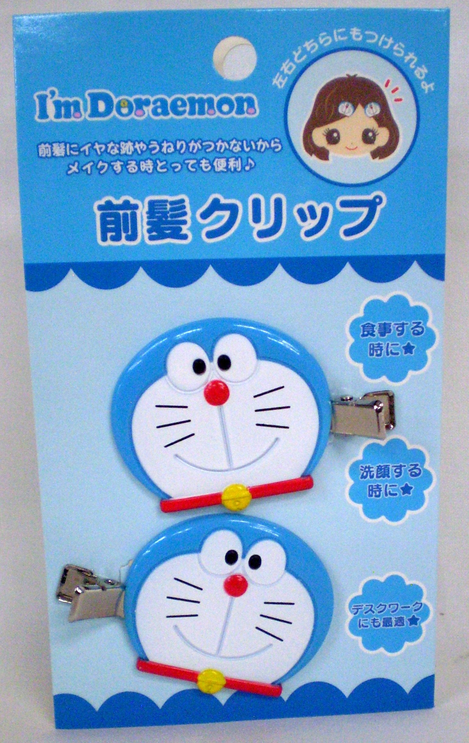 Hair Clip  2 Pcs Doraemon