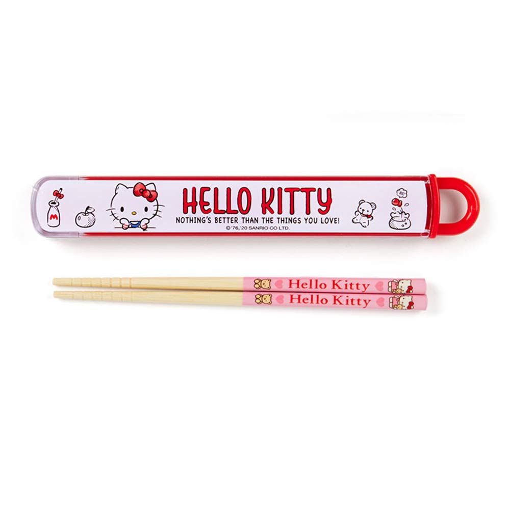 SANRIO  Chopsticks With Case Hello Kitty