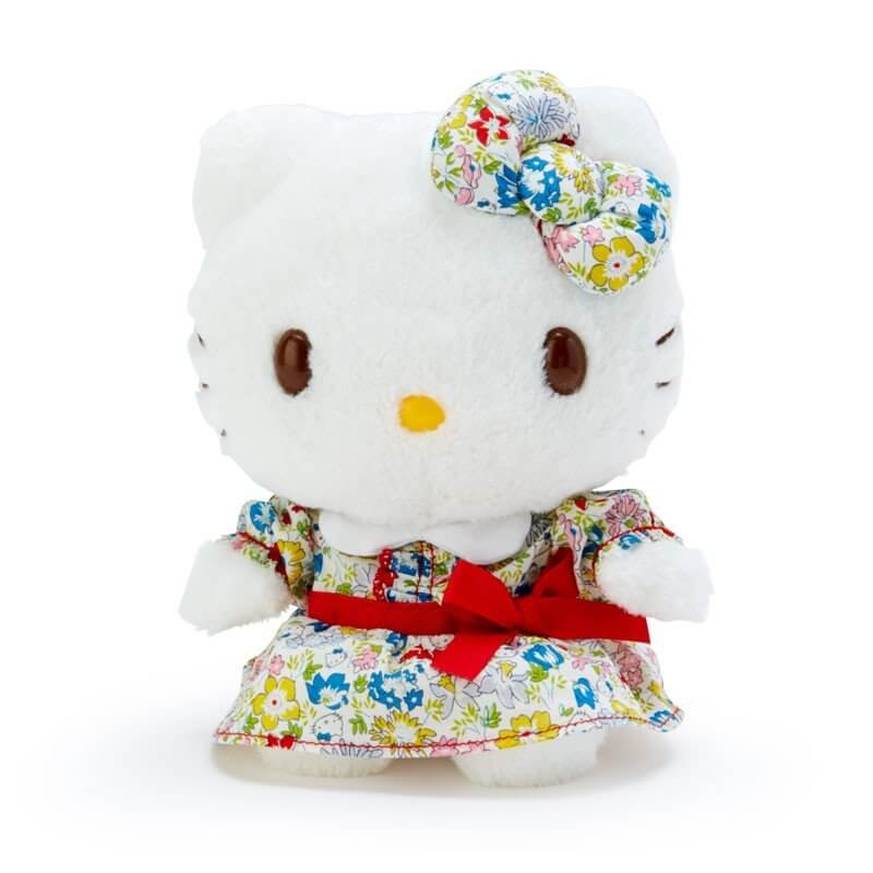 Hello Kitty Plush Toy (Liberty Ribbon Dress) S