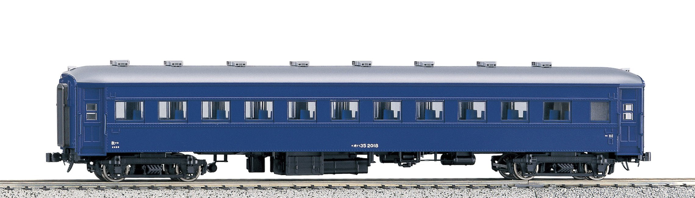 Kato Railway Model Passenger Car - HO Gauge Oha35 Blue 1-511 Series