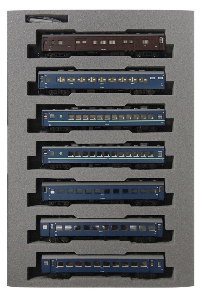 Kato 10-1198 N Gauge 7-Car Sleeper Express Nichinan 10 Series Basic Railway Model