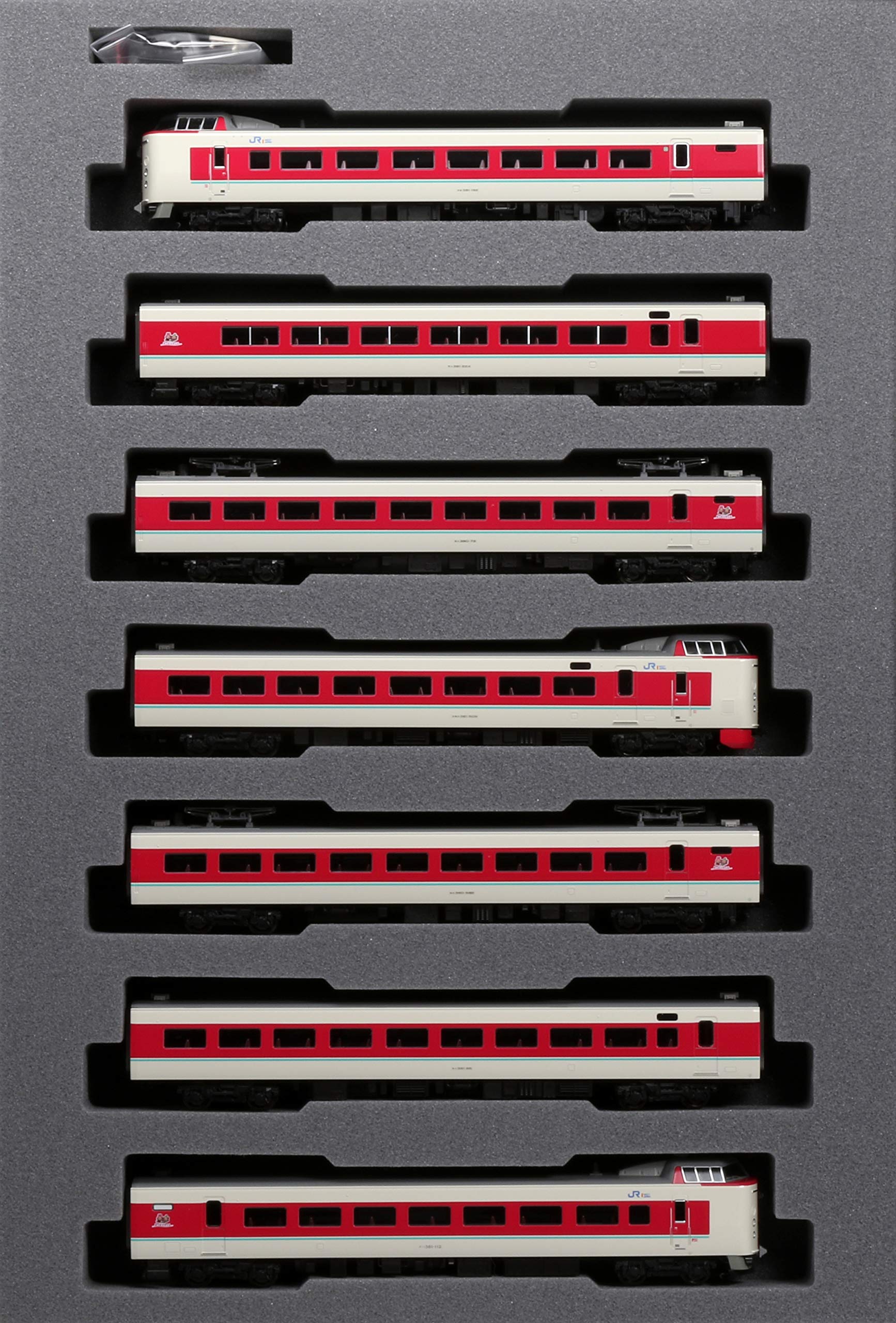 Kato N Gauge 381 Series Yukuyaku Yakumo 7-Car Set 10-1452 Model Train