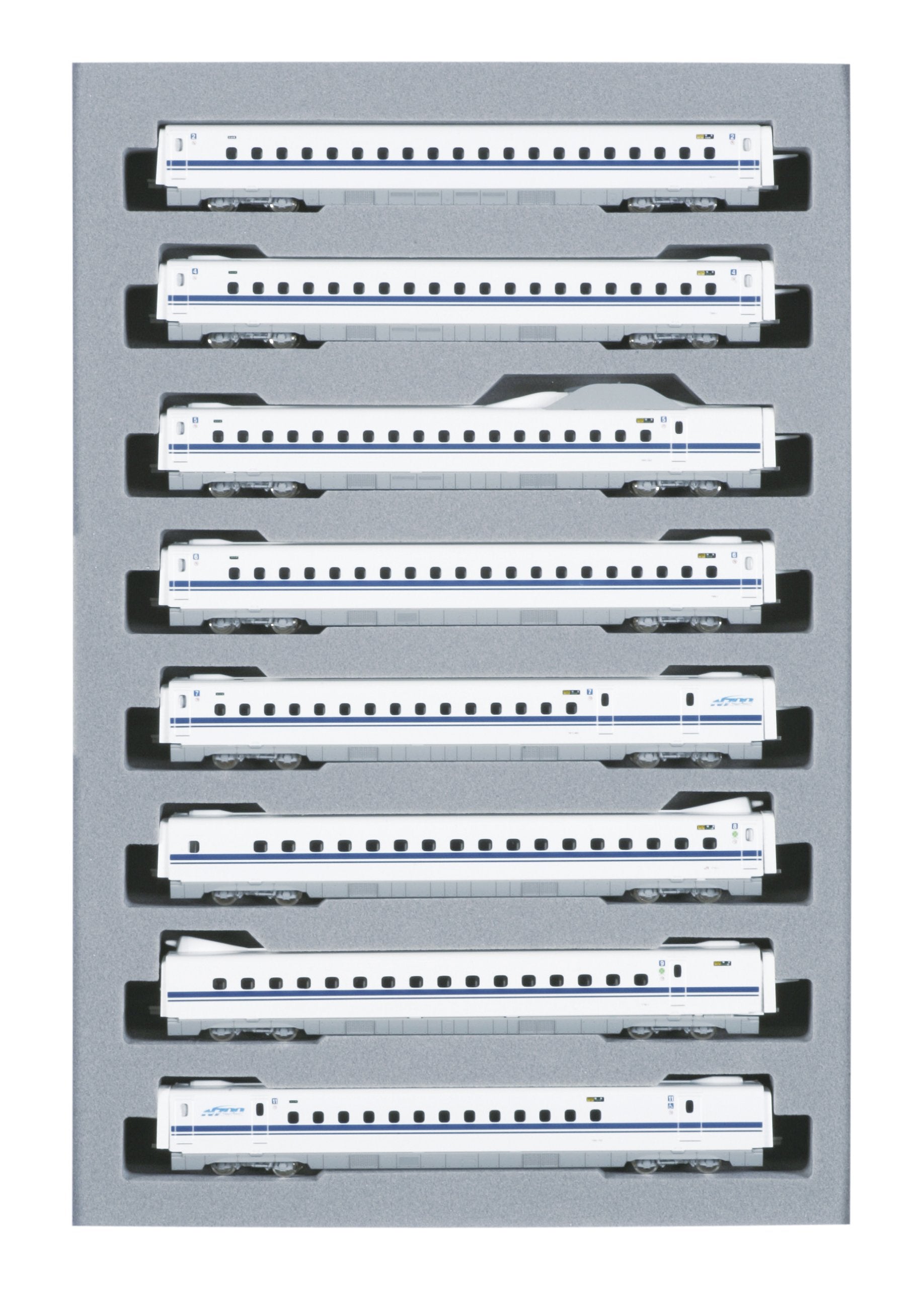 Kato N700 Series Nozomi N Gauge 8-Car Additional Set Railway Model Train 10-549