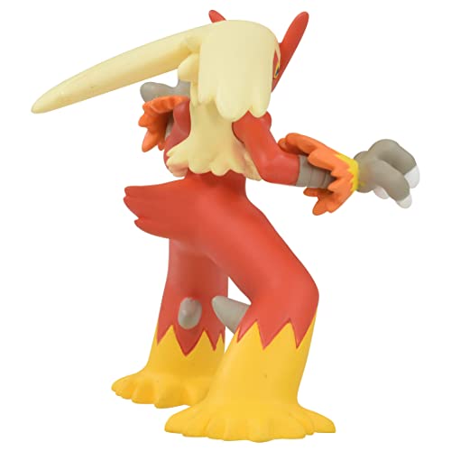 Takara Tomy Pokemon Moncolle Ms-38 Blaziken Pokemon Figures Made In Japan