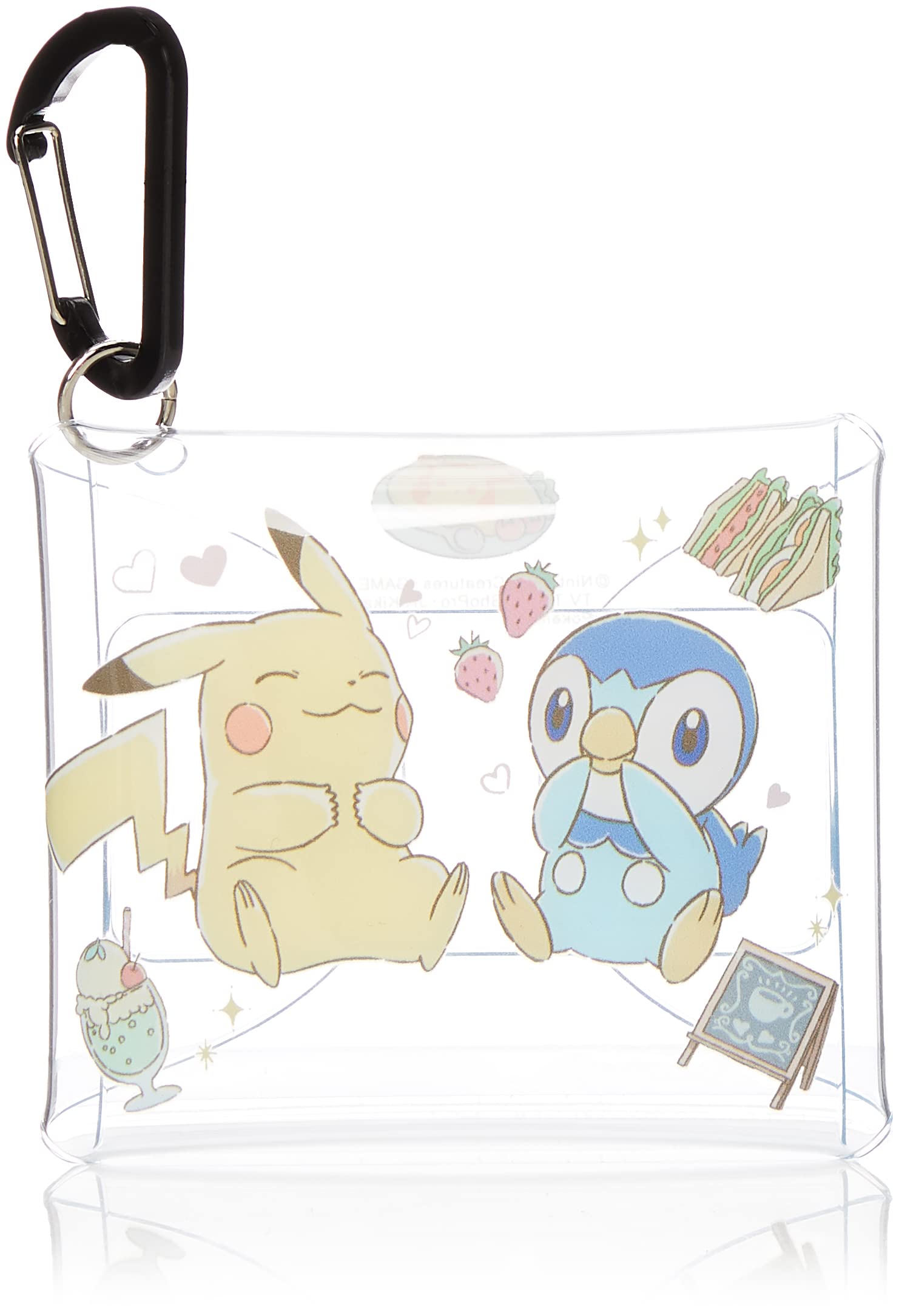 POKEMON CENTER ORIGINAL Pokemon Center Multi Case Mini Pikachu & Piplup