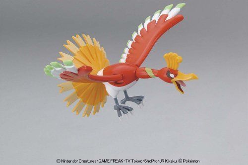 Pokemon Plamo Collection 05 Ho-oh Plastic Model Kit Bandai F/s