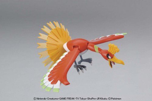 Pokemon Plamo Collection 05 Ho-oh Plastic Model Kit Bandai F/s