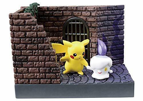 Pokemon Town Back Alleys At Night Figure 6 Set Re-ment