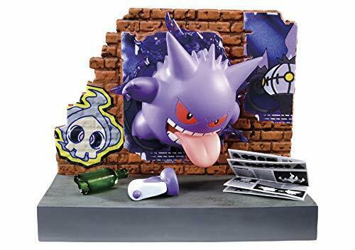 Pokemon Town Back Alleys At Night Figure 6 Set Re-ment