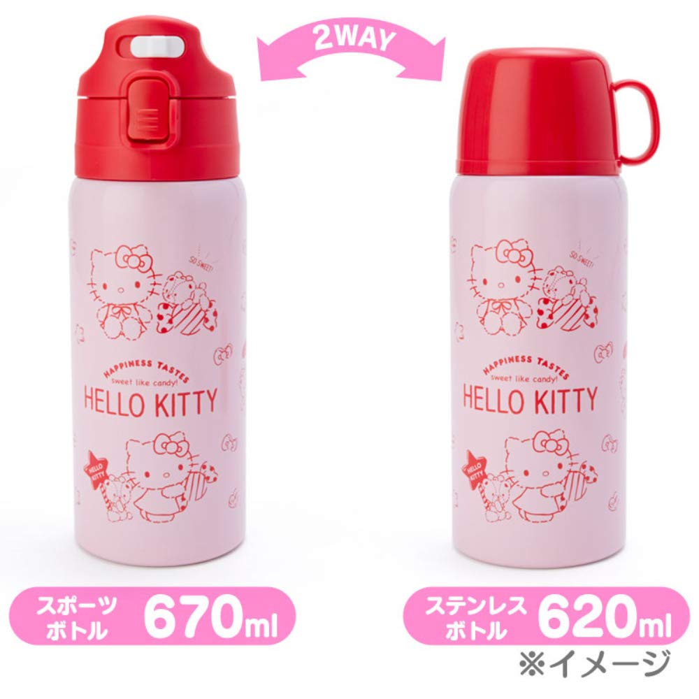 Sanrio Doraemon 2Way Stainless Bottle (I&M Doraemon) 620Ml