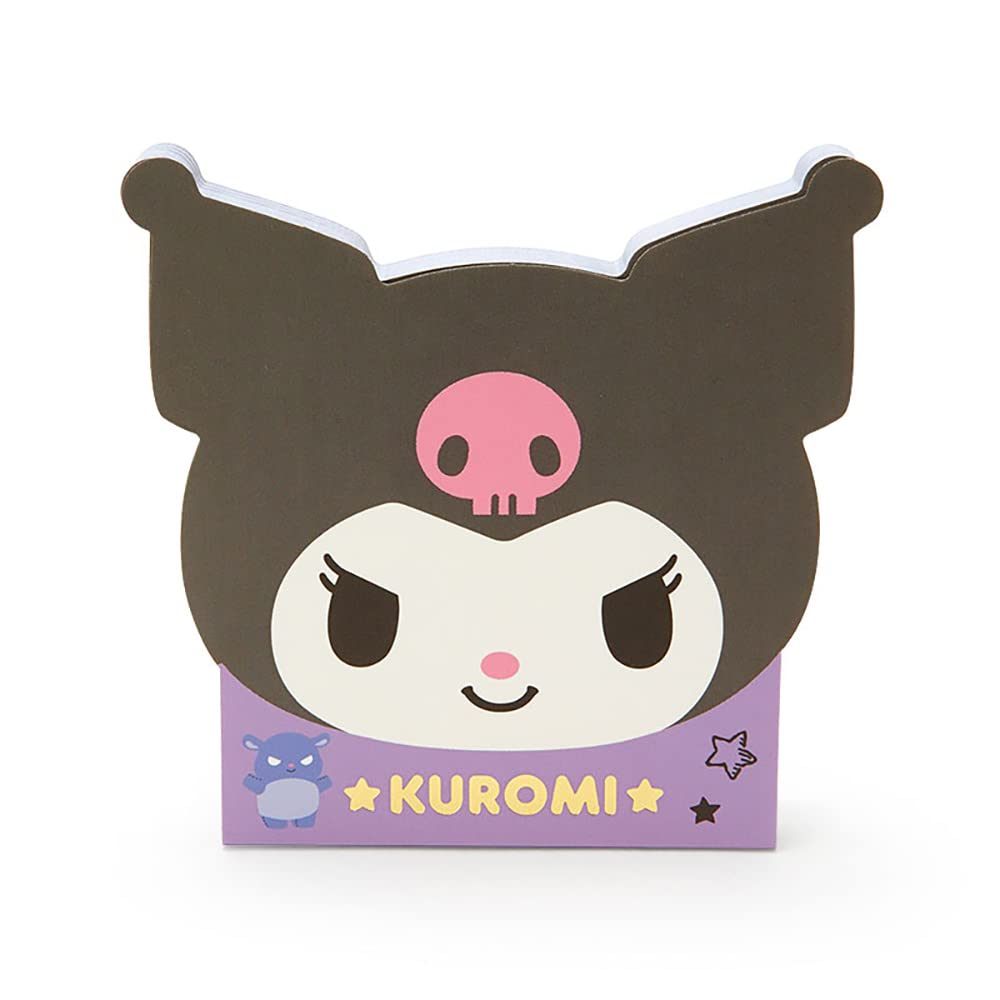 SANRIO Character Face Shaped Memo Kuromi