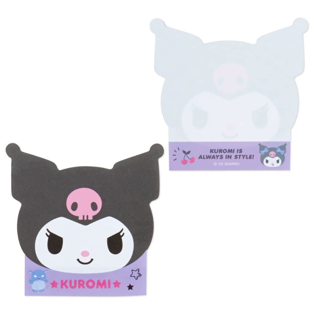 SANRIO Character Face Shaped Memo Kuromi