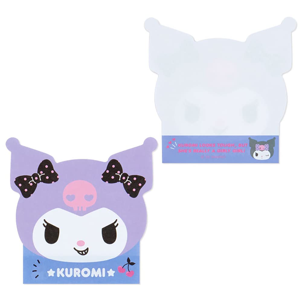 SANRIO Character Face Shaped Memo Kuromi