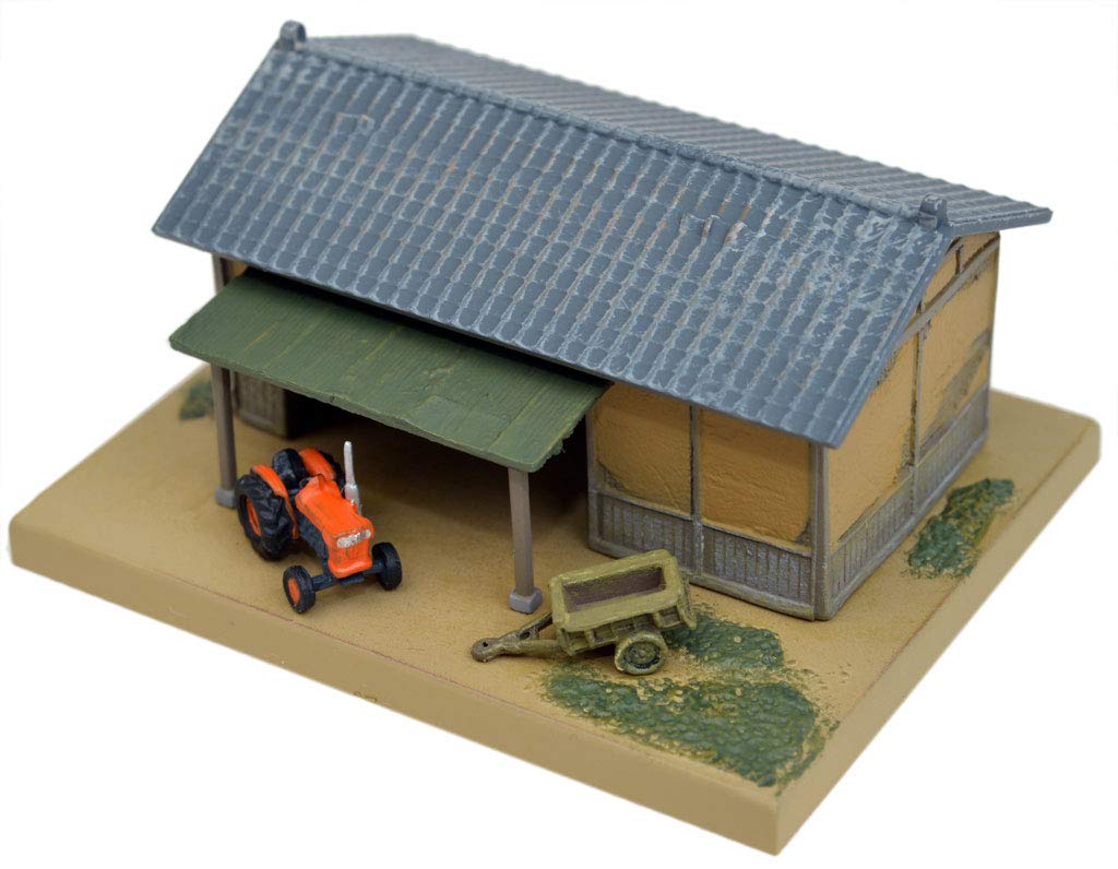 Tomytec Scenery Collection A2 Diorama Supplies with 070-2 Agricultural Machinery Shed