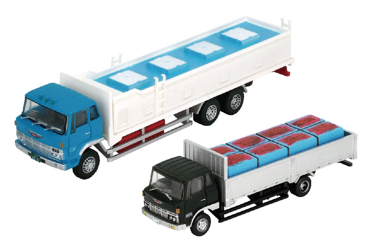 Tomytec Truck Collection - Torakore Fish Transport Set A Diorama Supplies Limited Production