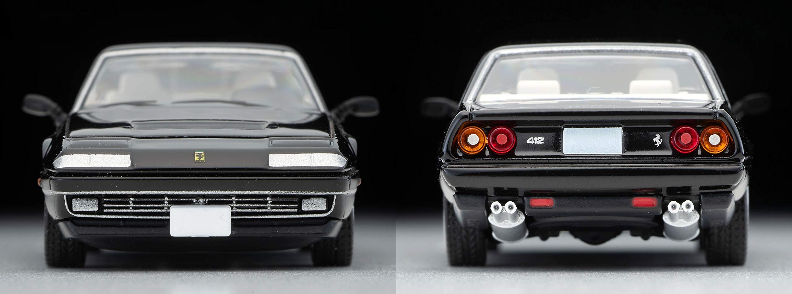 Tomytec Tomica Limited Vintage Neo 1/64 Scale Black Ferrari 412 Finished Model