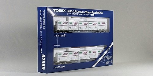 Tomytec Tomix N Gauge Limited Edition Koki 107 Type Freight Car Set W18F Container