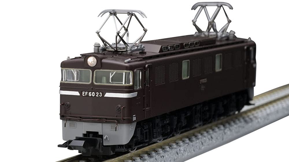 Tomytec Tomix Jnr Ef60 Electric Locomotive 2D Type Brown Railway Model - N Gauge 7146