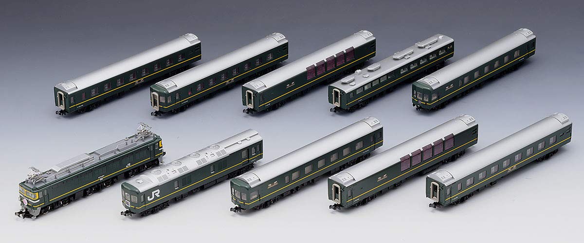 Tomytec Tomix Limited Edition N Gauge EF81 Twilight Express 10 Car Set 97903