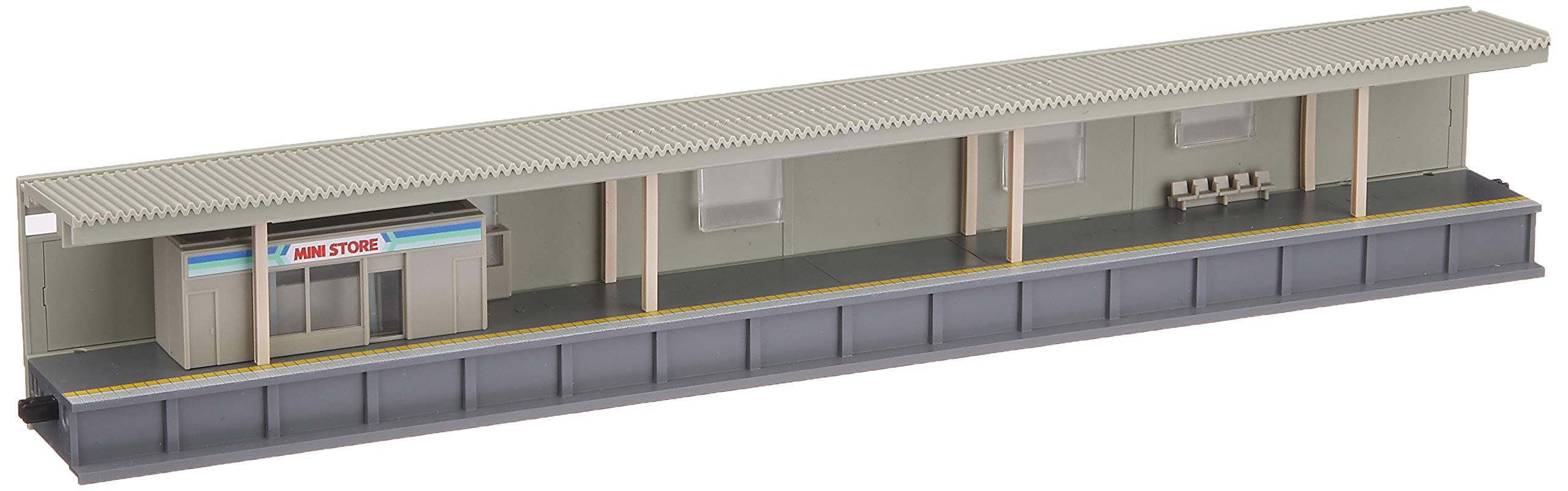 Tomytec Tomix N Gauge Lighted Urban Store Diorama Extension - Platform 4287