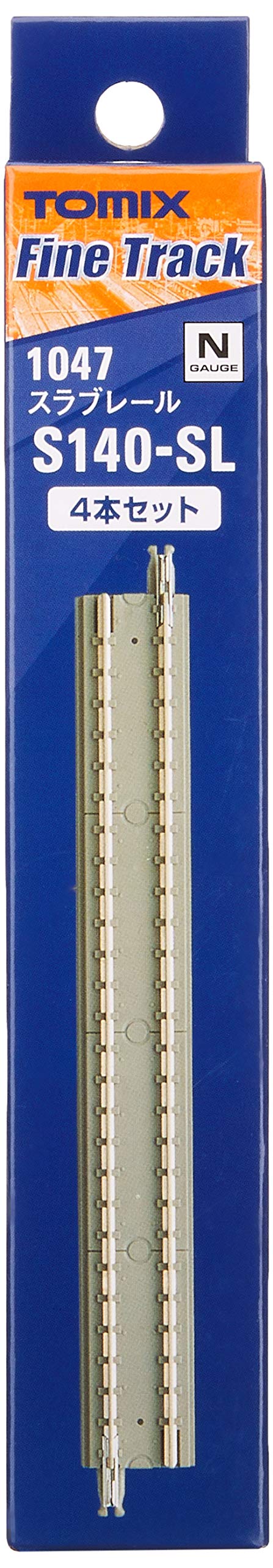 Tomytec Tomix N Gauge Slab Rail S140-SL Set of 4 1047 Model Railway Supplies