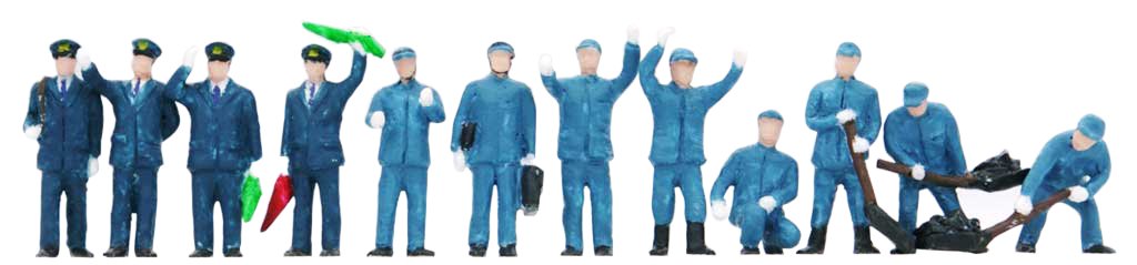 Tomytec Human 104 Railway Employee Scene Collection - Diorama Supplies