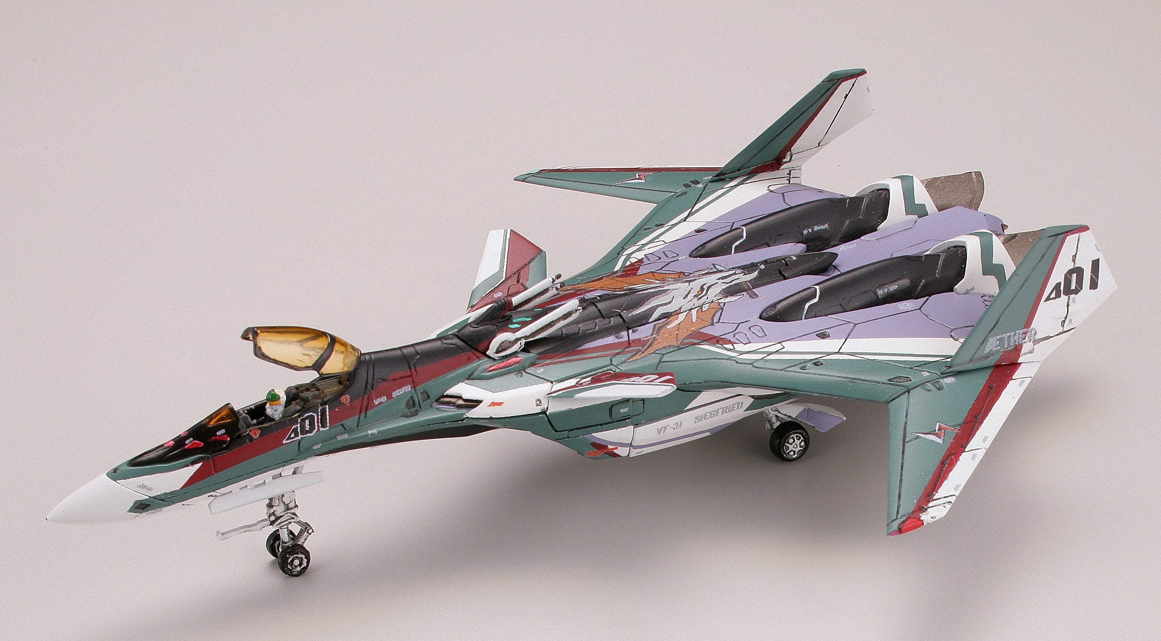 Tomytec 1/144 Scale Macross Delta VF-31S Siegfried Arad Model Fighter Mode