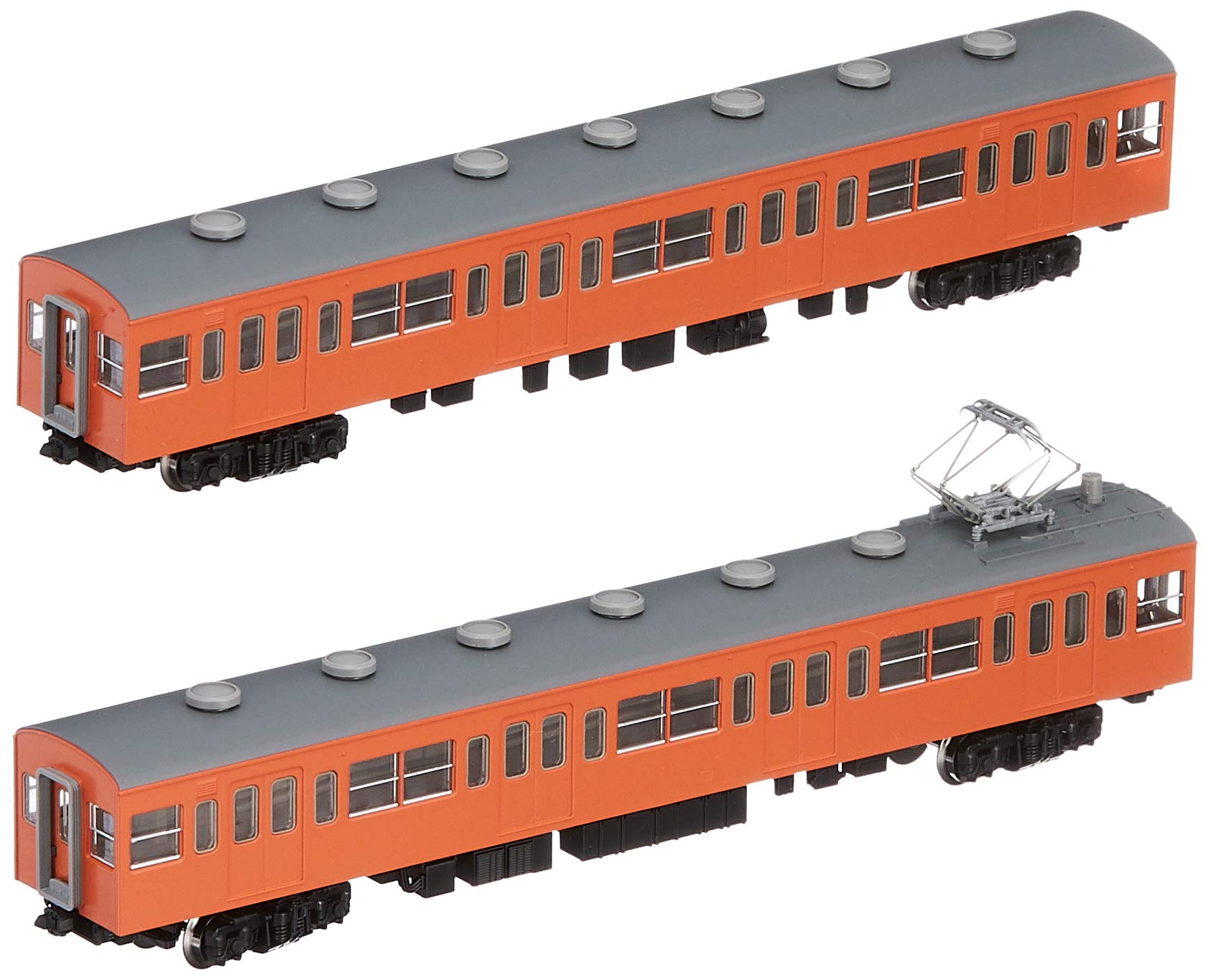 Tomytec 103 Series Non-AC Orange Commuter Train Set Early Model N Gauge 2 Cars