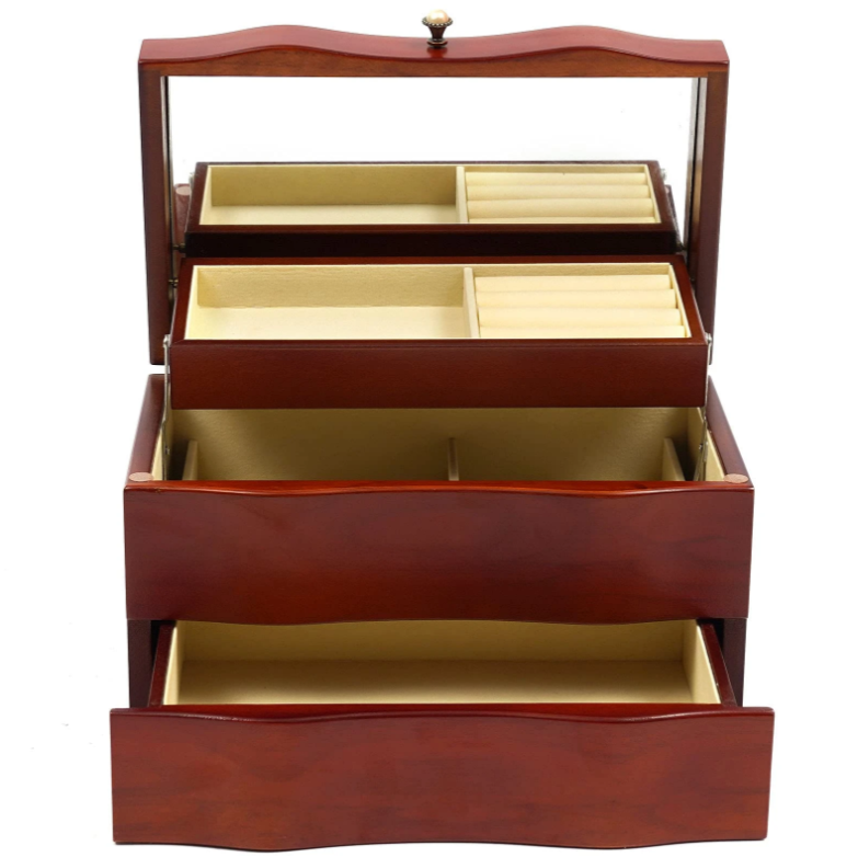 Perfect Wooden Jewelry Organizer Box
