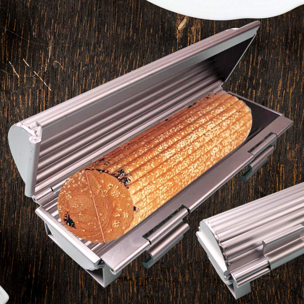 Aluminum bread toast mold non-stick bakeware-Opening and closing