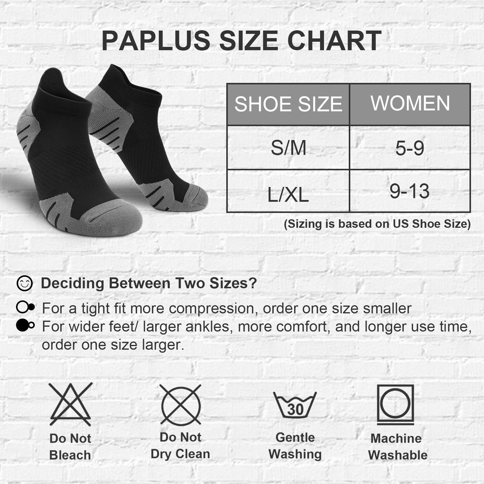 WalkHero x PAPLUS Women Cushioned Low Cut Socks 2-Pairs