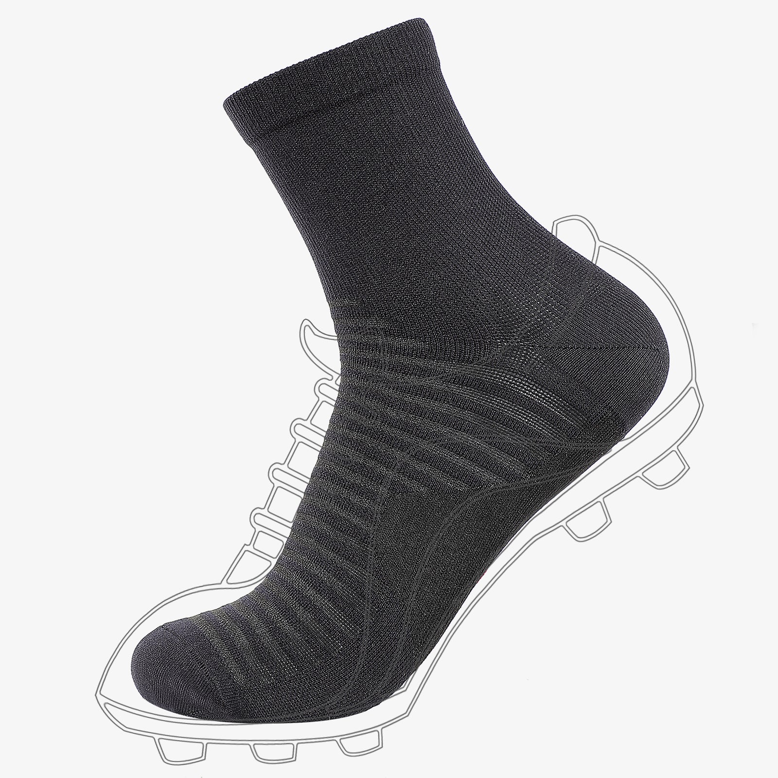 WalkHero x PAPLUS Quarter Athletic Socks 2-Pairs