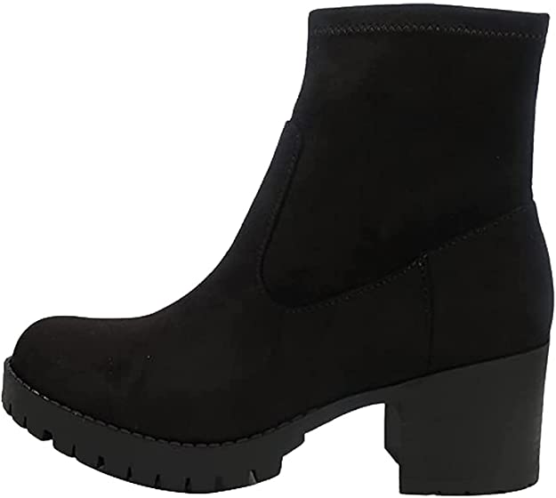 Soda High Top Ankle Booties Village