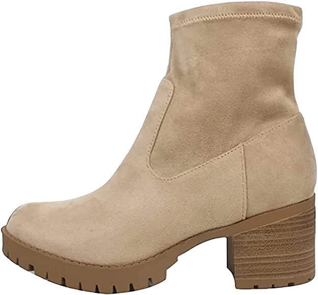 Soda High Top Ankle Booties Village